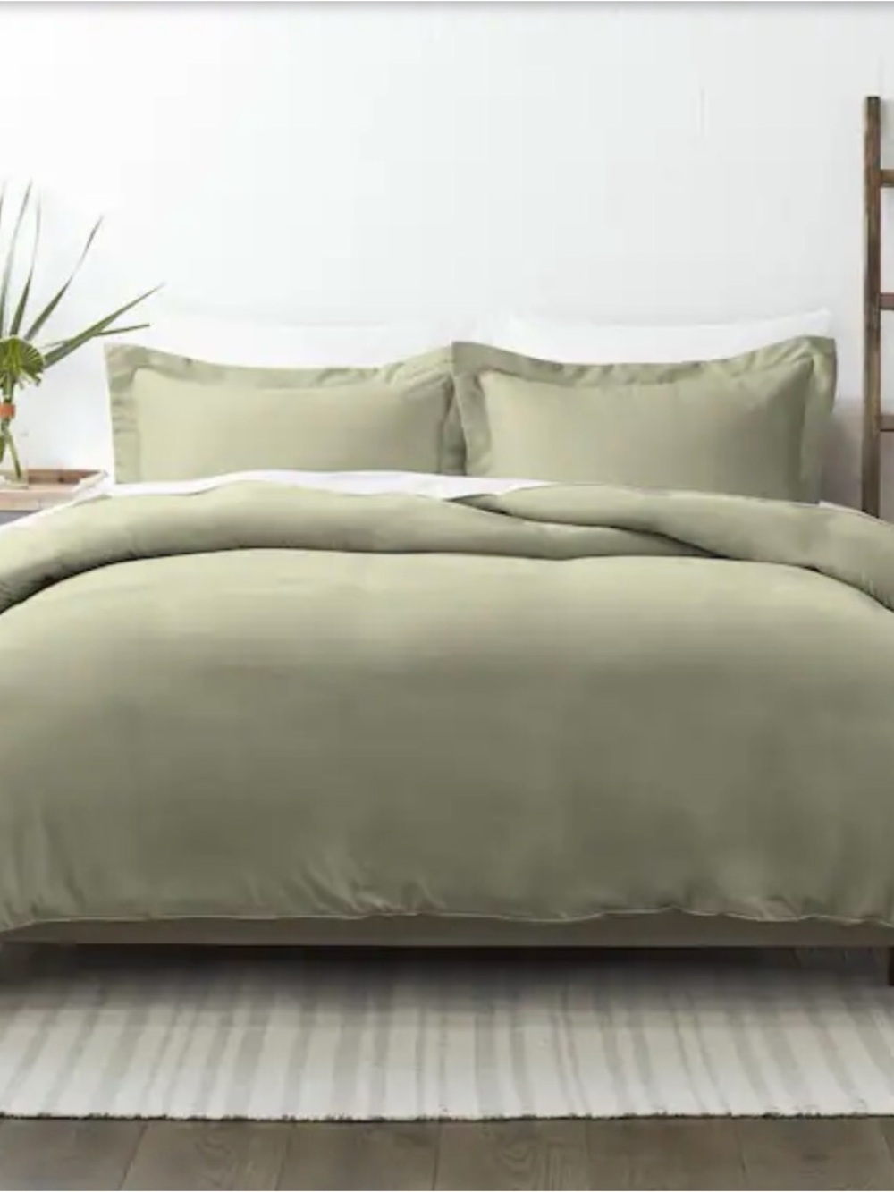 Performance Sage King 3-Piece Duvet Cover Set